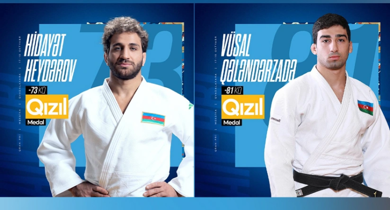 Azərbaycan cüdoçuları Qran-pridə 2 qızıl, 1 bürünc medal qazanıblar