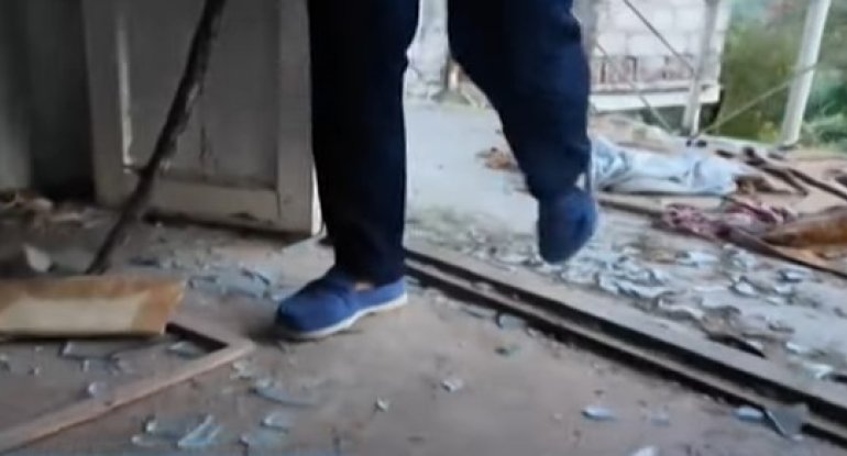 Xocalıdan yeni kadrlar: Xan yadigarı bərbad hala salınıb - Video