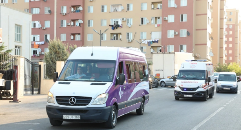 Ağdamın Xıdırlı kəndinə növbəti köç karvanı yola salınıb