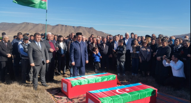 Xocalıda Birinci Qarabağ müharibəsinin iki itkin şəhidi dəfn edilib