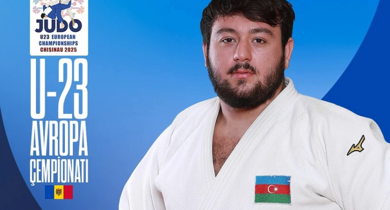 Azərbaycanın cüdoçusu Avropa çempionatında qızıl medal qazanıb