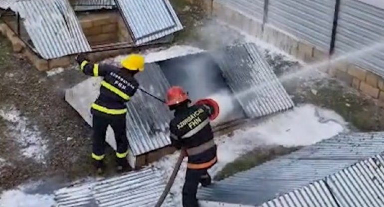 Azərbaycanda daha bir yanacaqdoldurma məntəqəsində yanğın olub