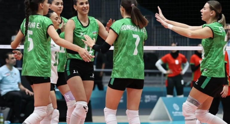 VI İslam Həmrəyliyi Oyunları: Qadınlardan ibarət voleybol millimiz gümüş medal qazanıb