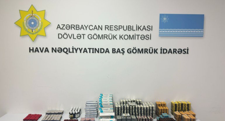 Təbrizdən Bakıya gətirilən minlərlə psixotrop tərkibli dərman gömrükdə ələ keçdi&nbsp;- Fotolar