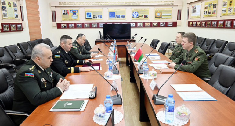 Azərbaycan və Belarus hərbi mütəxəssislərinin görüşü olub