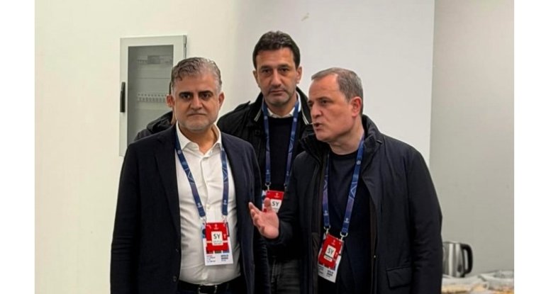 Ceyhun Bayramov İtaliyada "Qarabağ"ın oyununu izləyib - FOTO