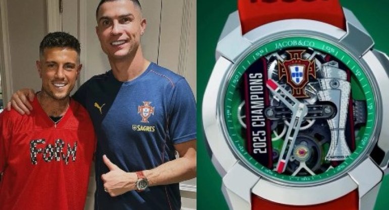 Kriştianu Ronaldu komanda yoldaşlarına lüks saatlar hədiyyə etdi