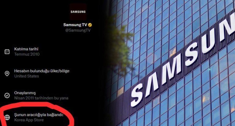 Samsung ifşa olundu: rəsmi hesab "iPhone"la idarə olunurmuş