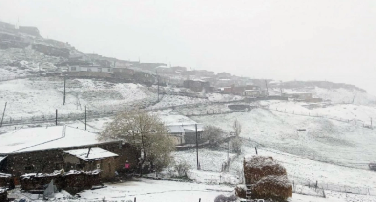 Bəzi yerlərdə qarın hündürlüyü 3 sm-ə çatıb - FAKTİKİ HAVA