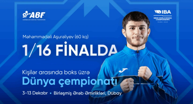 Azərbaycan boksçusu dünya çempionatına qələbə ilə başlayıb