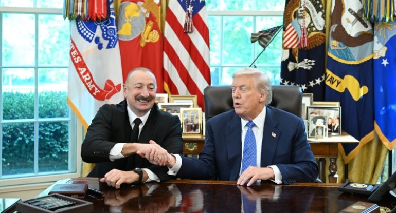 Tramp Prezident İlham Əliyevə təşəkkür edib