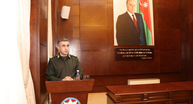 Hərbi Prokurorluqda Ümummilli Lider Heydər Əliyevin anım gününə həsr olunan tədbir keçirilib