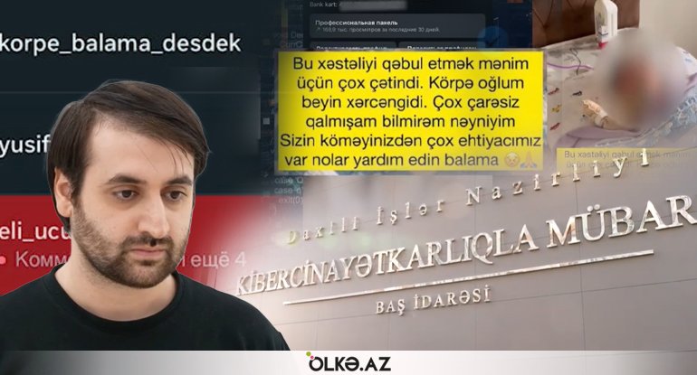 Xəstə uşaqların şəklini paylaşan 4 səhifə saxta çıxdı - Polisdən əməliyyat - VİDEO
