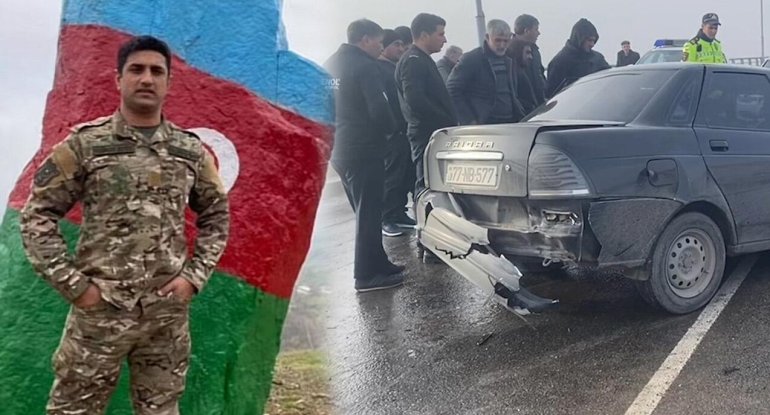 Mais Bərxudarovun sürücüsü olmuş hərbçi qəzada həlak olub - VİDEO - FOTO