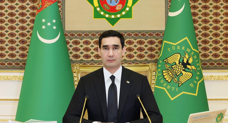Sərdar Berdiməhəmmədov İlham Əliyevi təbrik edib