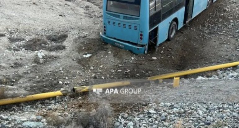 Avtobus qaz xəttinə çırpıldı, 157 ev qazsız qaldı
