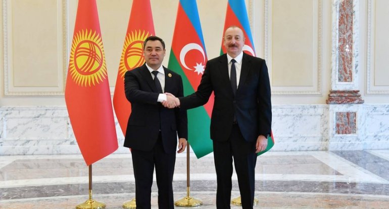 Sadır Japarov İlham Əliyevi təbrik edib