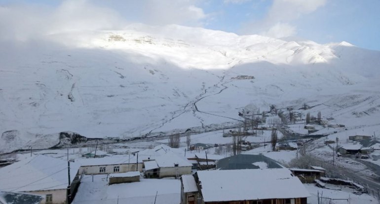 Rayonlara qar yağıb, 9 dərəcə şaxta var