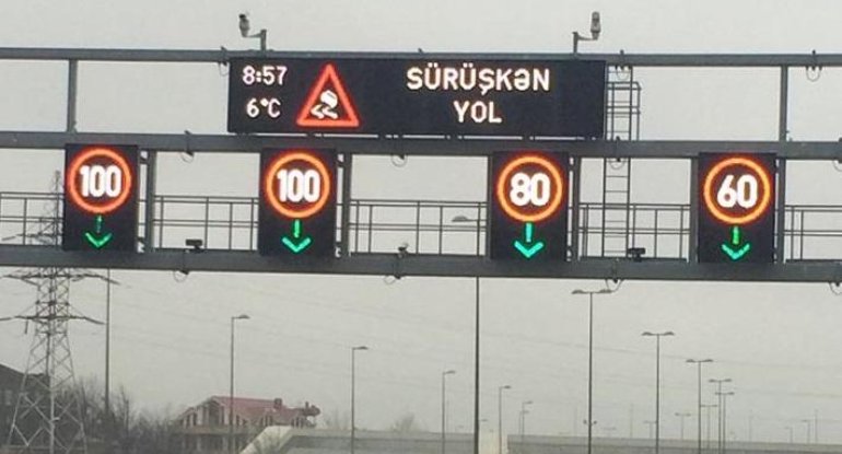 Sürücülərin nəzərinə: Bu yolda sürət həddi endirildi