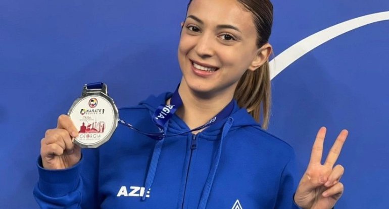 Azərbaycanın karateçisi beynəlxalq turnirdə gümüş medal qazanıb