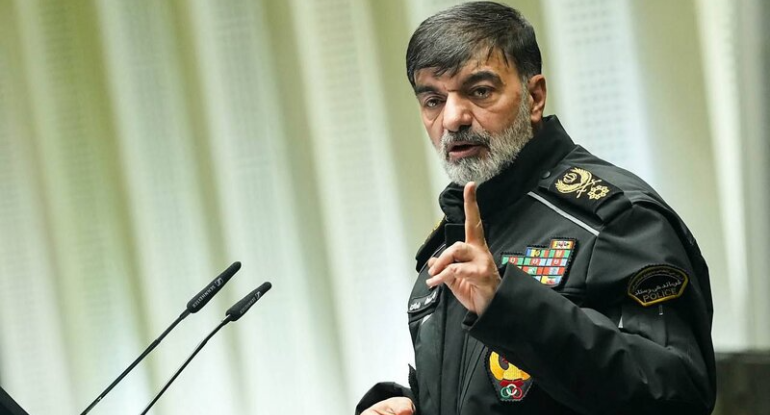 İran Polisinin Baş Komandanı: İğtişaşların əsas təşkilatçıları saxlanılıb