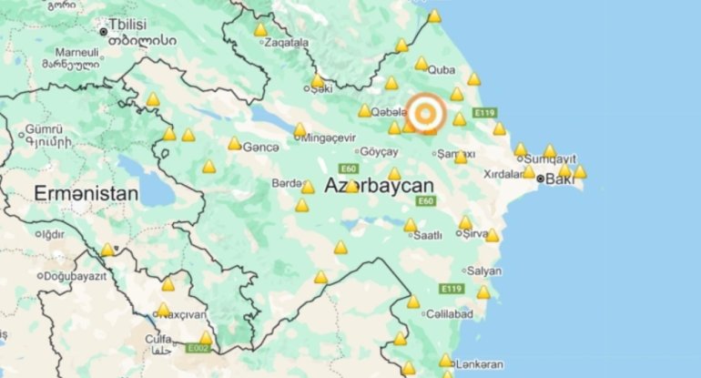 Şamaxıda zəlzələ olub