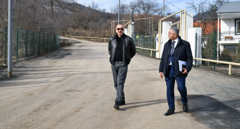 Prezident Ağdərəyə səfər etdi - YENİLƏNİB