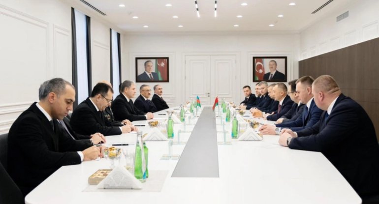 Vilayət Eyvazov Belarusun daxili işlər naziri ilə görüşüb