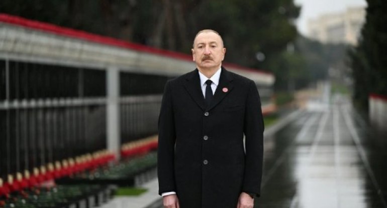 İlham Əliyev 20 Yanvar faciəsinin ildönümü ilə bağlı paylaşım edib