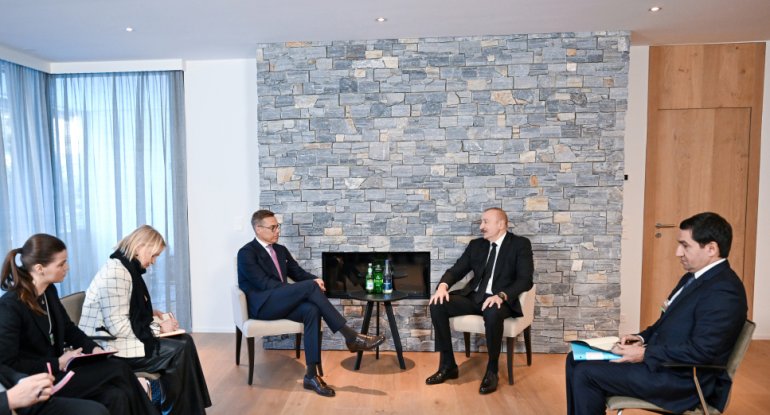 İlham Əliyev finlandiyalı həmkarı ilə&nbsp;görüşdü -&nbsp;FOTO