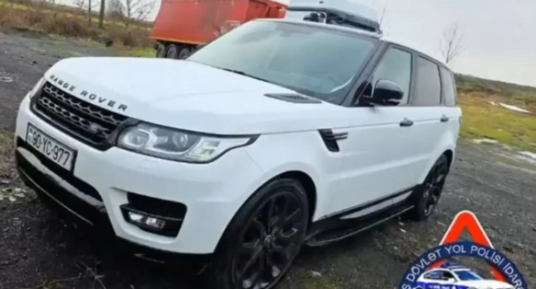 "Range Rover"lə təhlükəli manevr edən sürücü həbs olunub