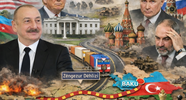 Əliyevin geopolitik manevri Qafqazın taleyini dəyişir: Tramp Zəngəzur dəhlizinə &ldquo;təhlükəsizlik çətiri&rdquo; örtür