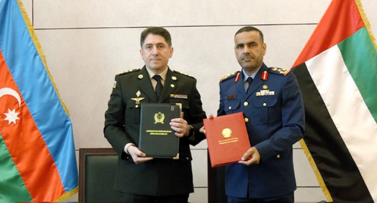Azərbaycan və BƏƏ arasında Birgə Hərbi Əməkdaşlıq Komitəsinin ilk iclası keçirilib