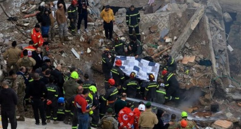 Livanda yaşayış binasının uçması nəticəsində həlak olanların sayı artıb