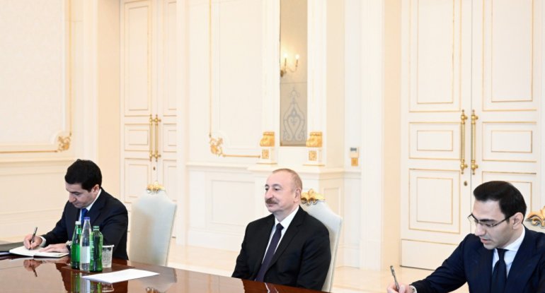 İlham Əliyev Ərəb Parlamentinin prezidentini qəbul etdi&nbsp;- FOTO