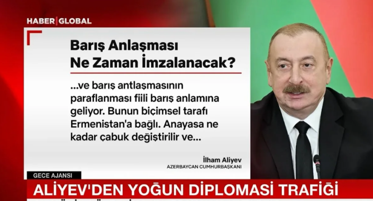 "Haber Global": "Azərbaycan Prezidenti İlham Əliyevdən gərgin diplomatik fəaliyyət"