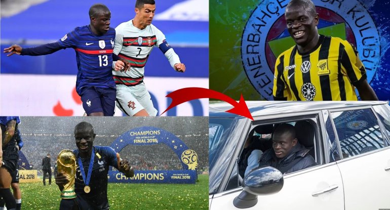 Əvvəlcə üz çevirdilər, hamının sevimlisi oldu, Ronaldo ilə bir sıraya qoyuldu - Kante kimdir? - VİDEO