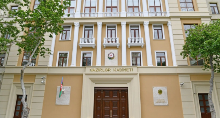 Nazirlər Kabineti mülkiyyət hüquqlarının dövlət qeydiyyatı barədə qərar verib
