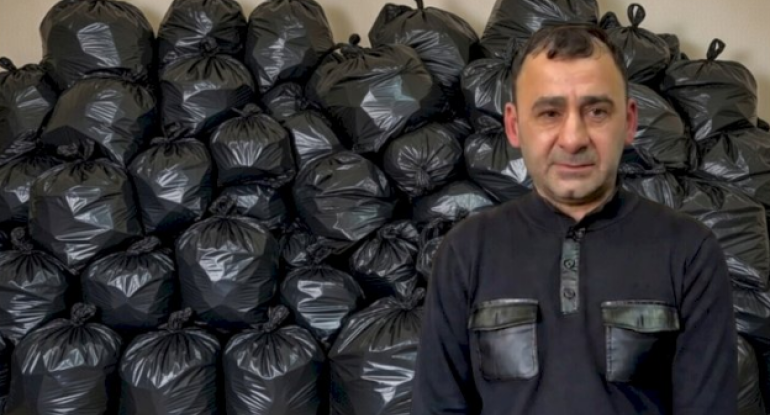 Mehdiabadda inanılmaz olay -&nbsp;Polietilen torbanı başına keçirib...
