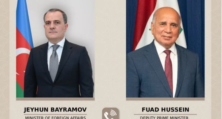 Azərbaycanın xarici işlər naziri İraqın Baş nazirinin müavini ilə danışıb