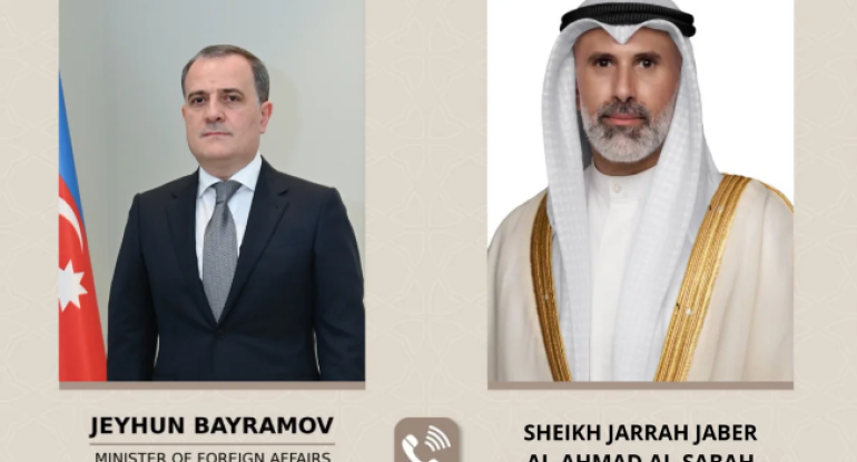 Azərbaycan və Küveyt XİN-ləri diplomatik təşəbbüslərin gücləndirilməsini müzakirə edib