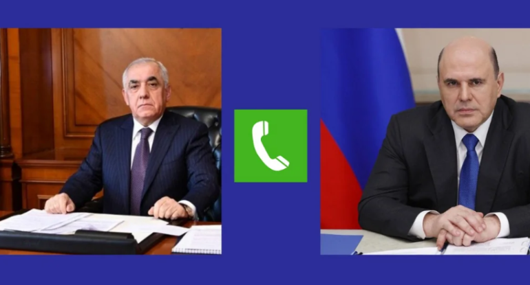 Azərbaycan və Rusiyanın Baş nazirləri arasında telefon danışığı olub