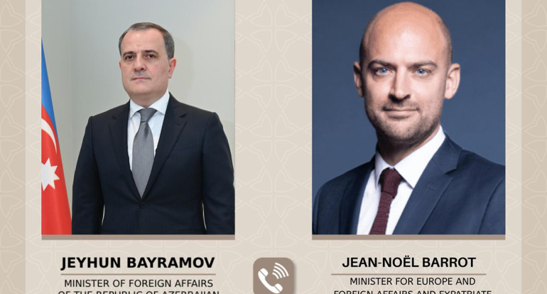 Bayramov fransalı həmkarı ilə danışdı