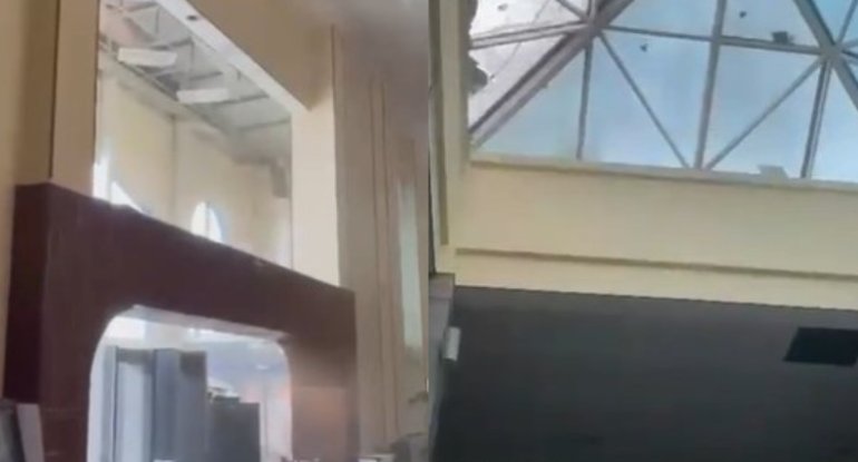 Naxçıvan aeroportundan anbaan görüntülər - VİDEO