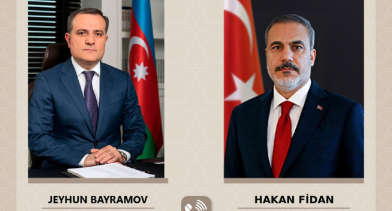 Ceyhun Bayramov Hakan Fidanla İranın Naxçıvana hücumunu müzakirə edib