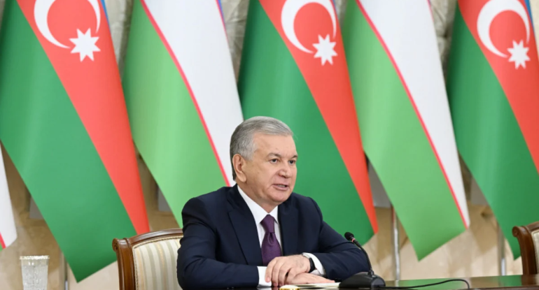 Şavkat Mirziyoyev: "Özbəkistan hər zaman Azərbaycanın yanındadır"