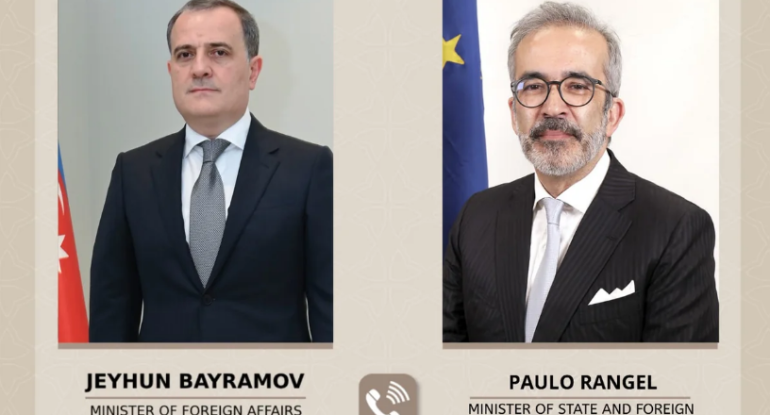 Ceyhun Bayramovla&nbsp;Paulo Rangel arasında telefon danışığı olub