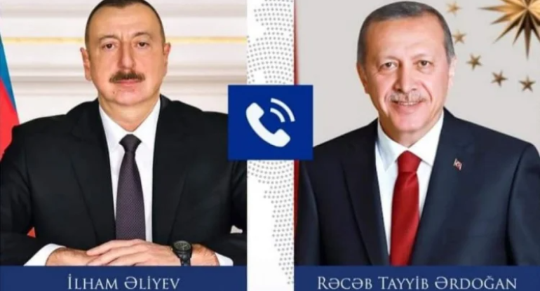 İlham Əliyev Ərdoğana zəng edib