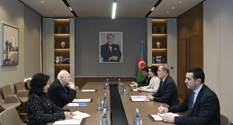 Ceyhun Bayramov&nbsp;Migel Angel Moratinos və&nbsp;Rebeka Qrinspanla görüşüb - YENİLƏNİB