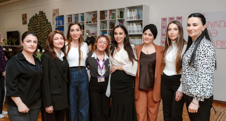 Leyla, Arzu və Alena Əliyevalar &ldquo;Yaşama Dəstək&rdquo; Mərkəzində olublar - FOTO